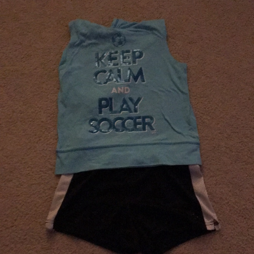 Two piece soccer set
